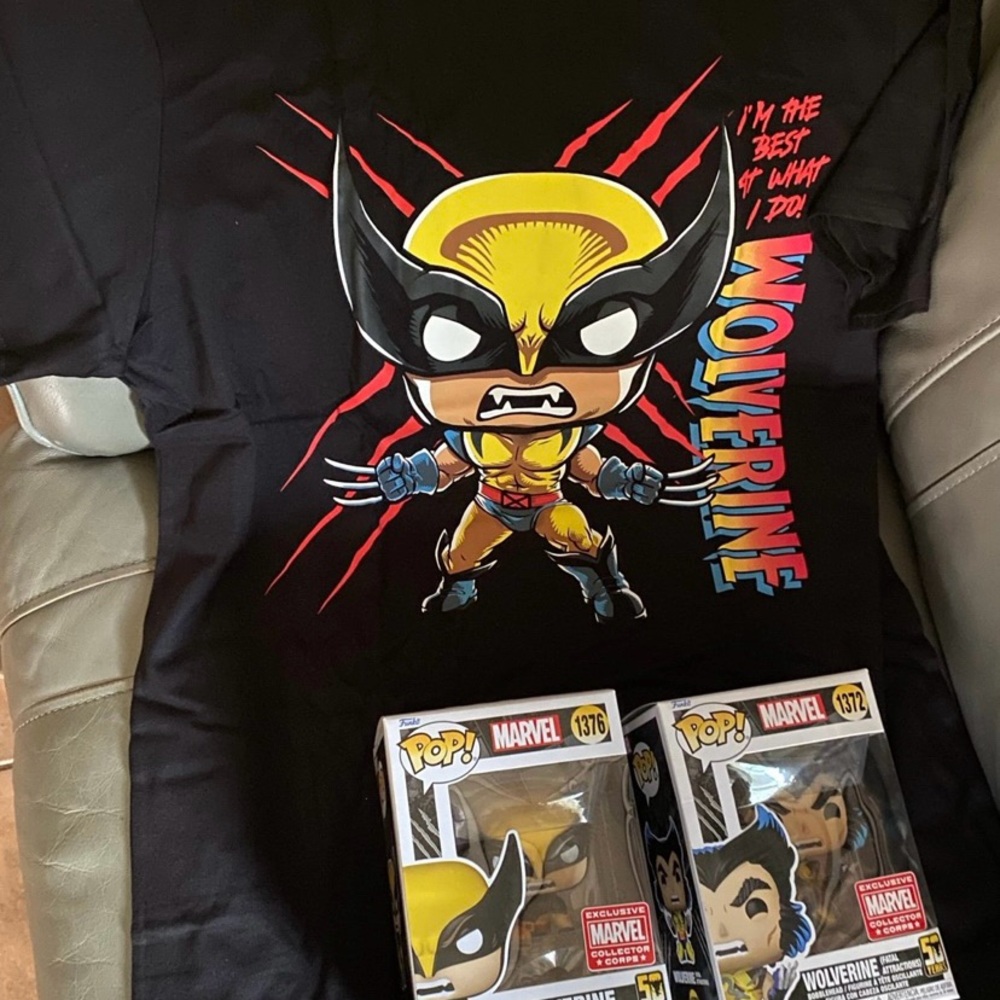 Marvel Wolverine funko bundle of 5